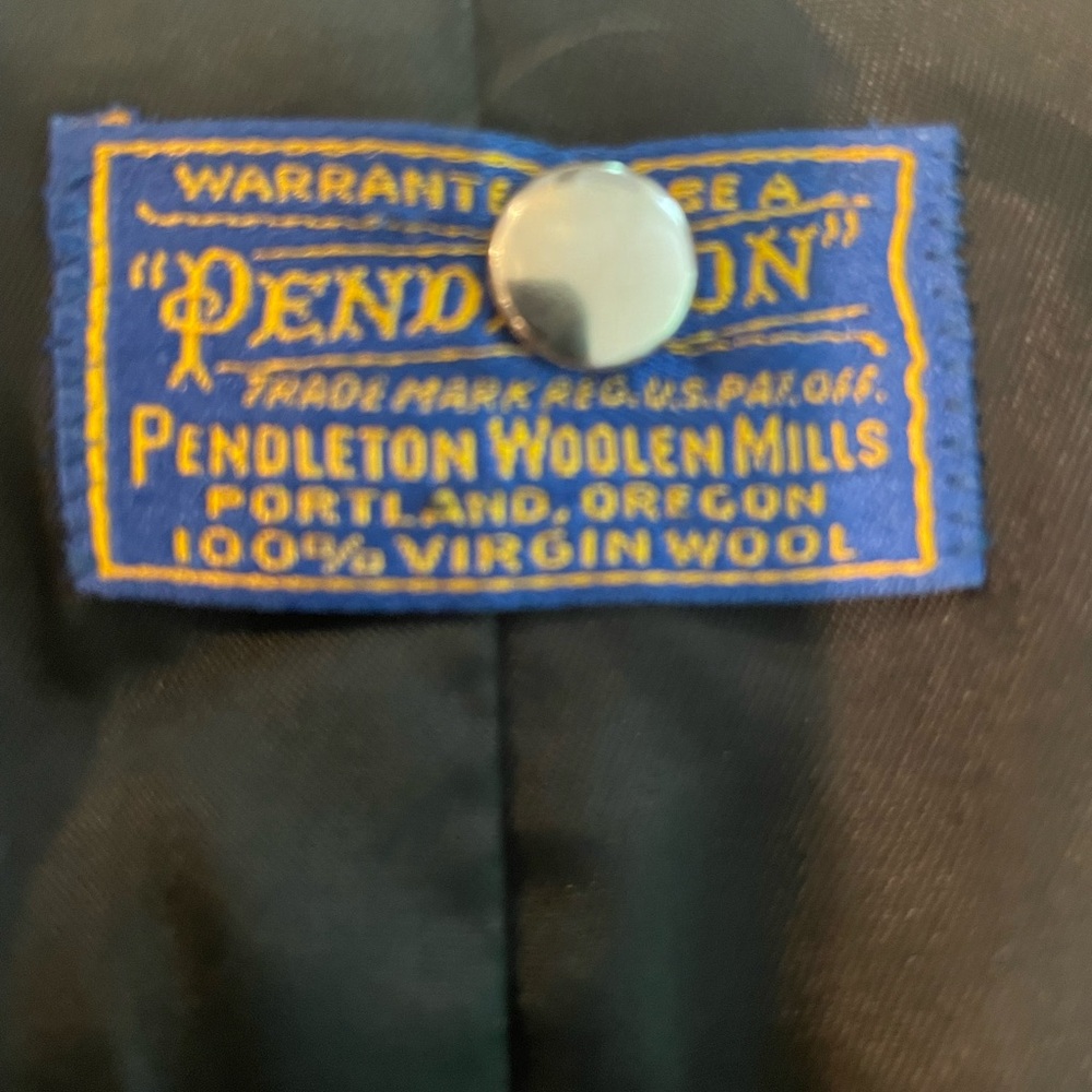 Vintage Pendleton Wool Button Vest Waistcoat - image 2